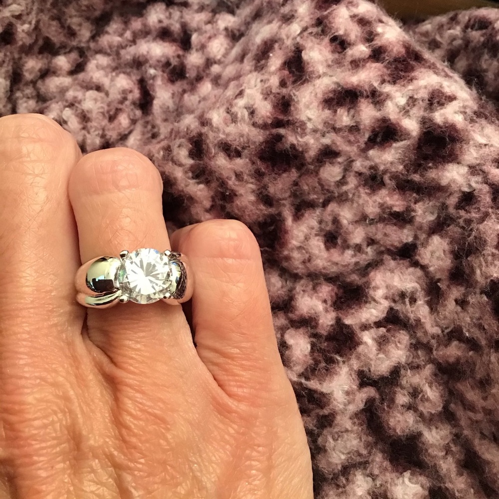 CZ Solitaire Ring